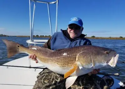 Bull redfish caught on Hopedale