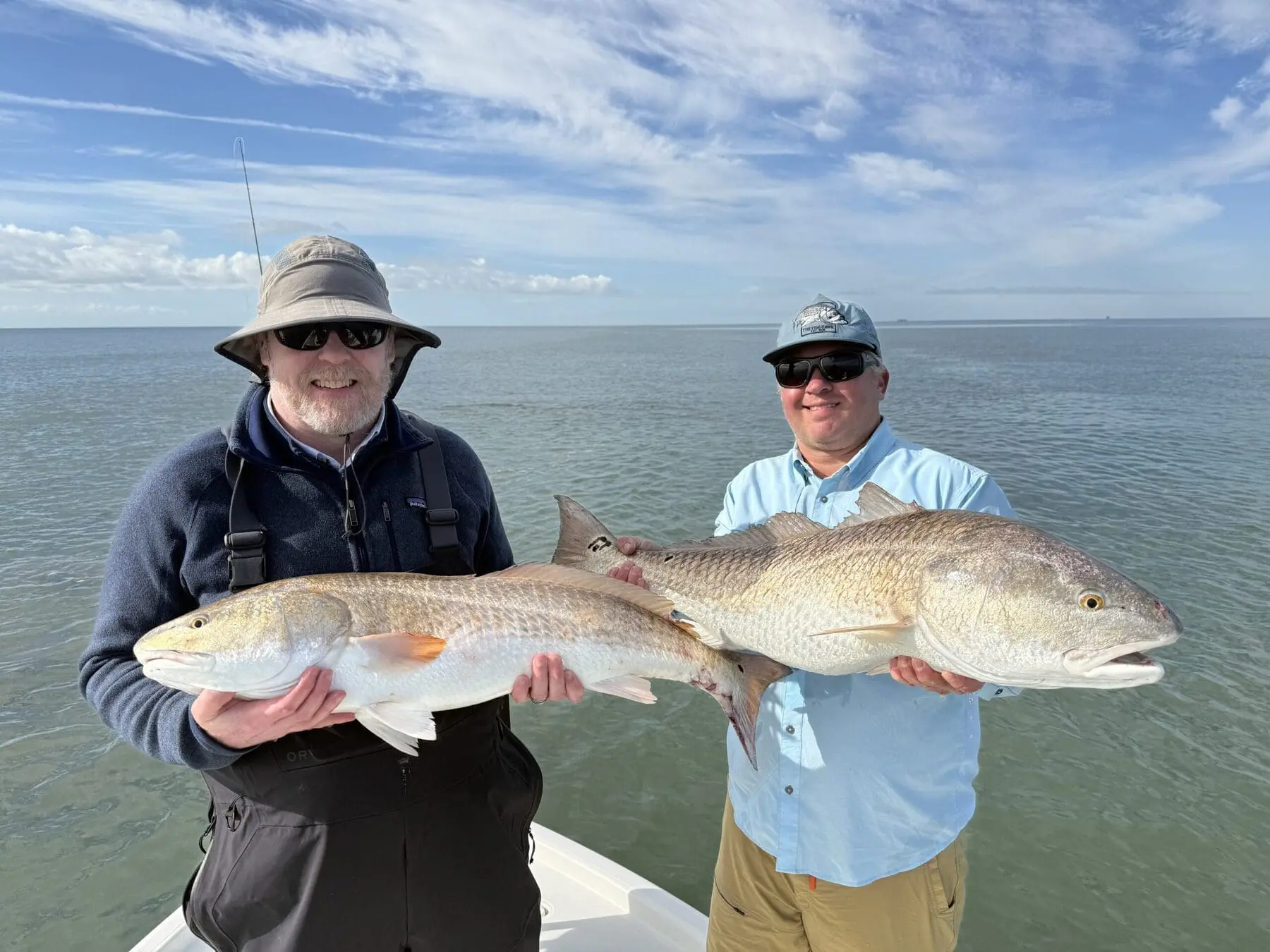 Bull redfish near New Orleans