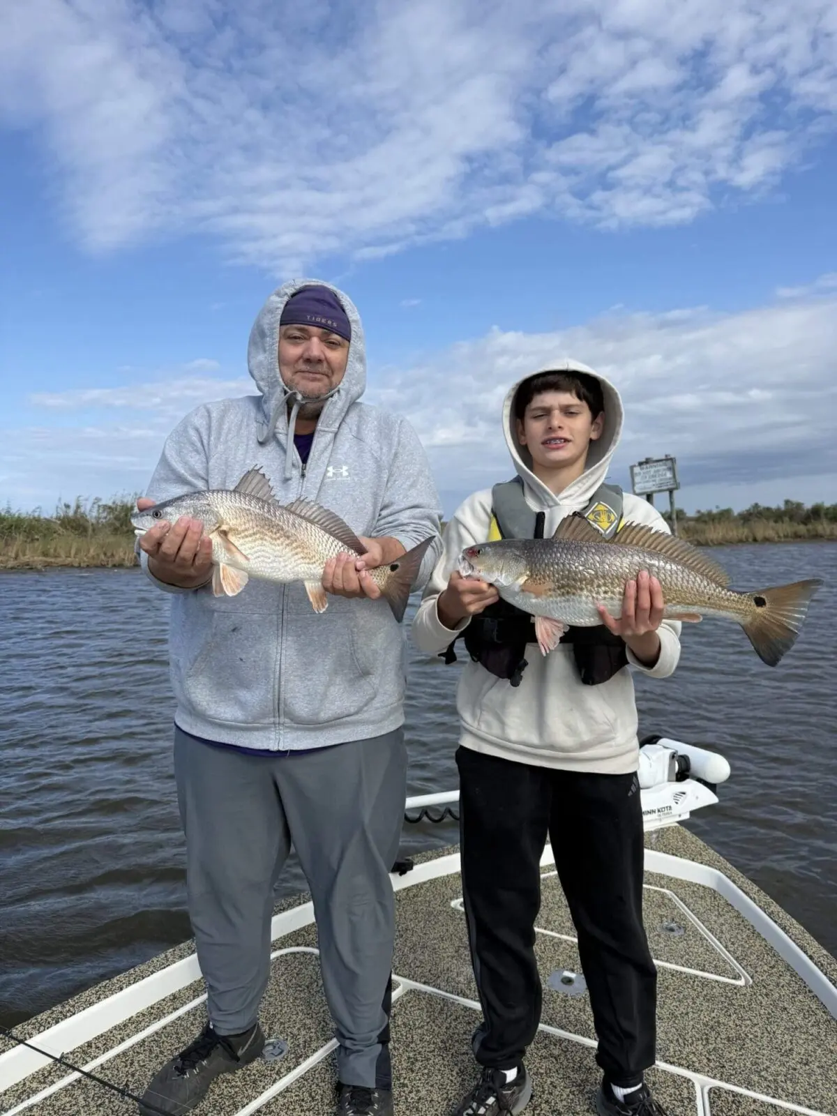 Family friendly fishing charter near New Orleans