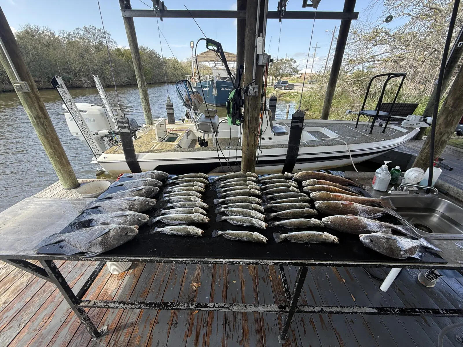 Great inshore charter in hopedale louisiana